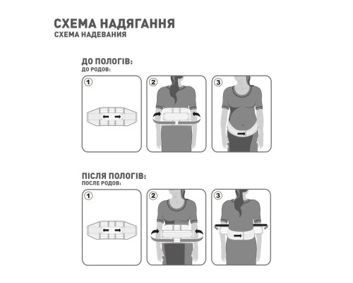 Бандаж MedTextile Бандаж до- та післяпологовий, розмір XL, люксшт (4820137293481) 