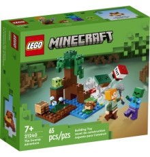 Конструктор LEGO Minecraft Пригоди на болоті 65 деталей (21240)