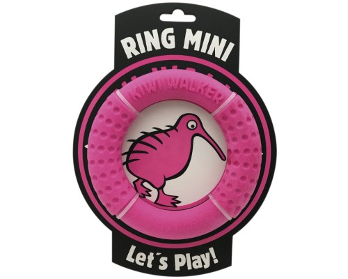 Іграшка для собак Kiwi Walker Кільце 13.5 см рожева (8596075002718)