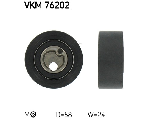 Ролик натягувача ременя SKF VKM 76202