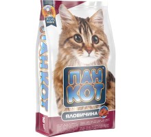 Сухий корм для кішок Пан Кот Яловичина 10 кг (4820111140091)
