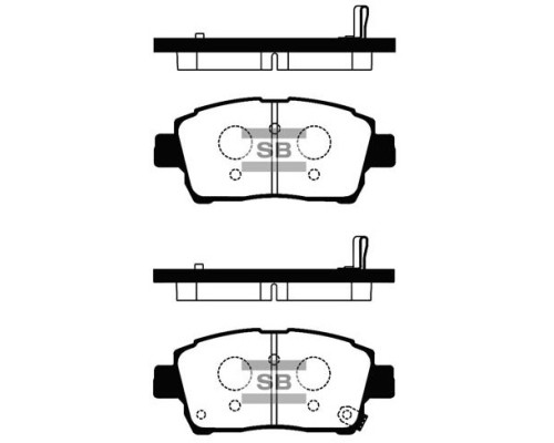 Гальмівні колодки HI-Q SP1232
