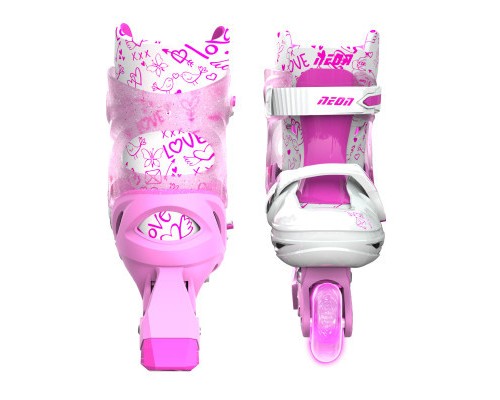Роликові ковзани Neon Inline Pink розмір 34-37 (NT08P4)