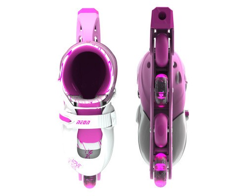 Роликові ковзани Neon Inline Pink розмір 34-37 (NT08P4)