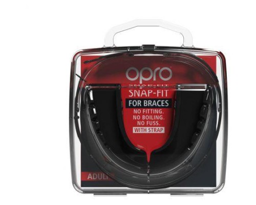 Капа Opro Snap-Fit Braces під брекети Black (SN_Braces_Black)