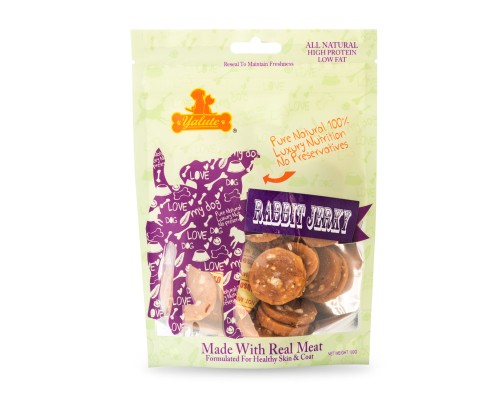 Ласощі для собак Yalute Rabbit and Banana Chips 100 г (кролик та банан) (4820261920567)
