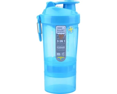 Шейкер спортивний SmartShake Original2GO 600ml Neon Blue (10560102) Шейкер спортивний SmartShake Original2GO 600ml Neon Blue (10560102)