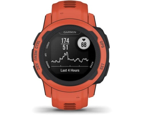 Смарт-годинник Garmin Instinct 2S, Poppy, GPS (010-02563-06)