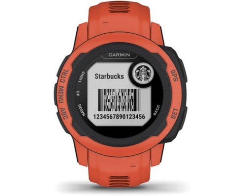 Смарт-годинник Garmin Instinct 2S, Poppy, GPS (010-02563-06)