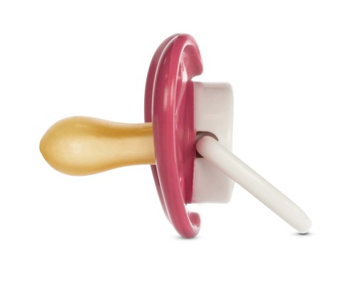 Пустушка Baboo латексна, червона, Sea Life, 6+ міс (5-041)