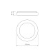 Світильник Videx EDGE-RC-72W-WH (VLE-ERC-72W)