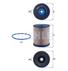 Фільтр паливний Champion KX567D