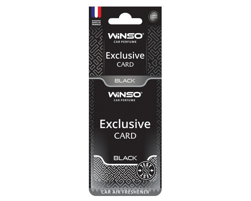 Ароматизатор для автомобіля WINSO Card Exclusive Black (533110) 