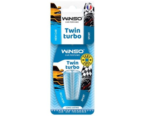 Ароматизатор для автомобіля WINSO Twin Turbo - New Car Fresh (538770) 