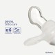 Пустушка Difrax Dentall, 0-6 міс (799 Brick)