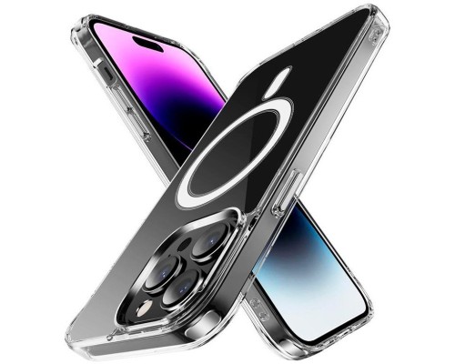 Чохол до мобільного телефона 2E Basic Apple iPhone 15 Transparent MagSafe Cover Clear (2E-IPH-15-OCLS-CL)