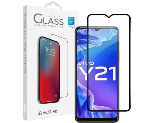Скло захисне ACCLAB Full Glue VIVO Y21 (1283126526923)