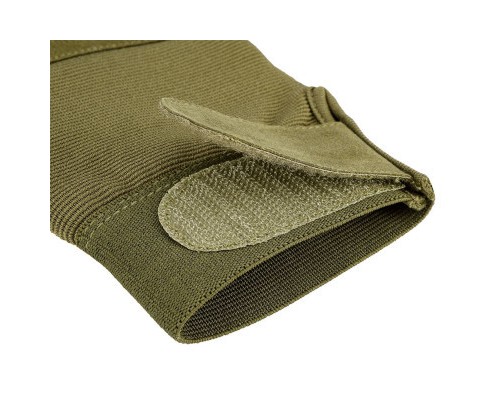 Захисні рукавиці Neo Tools тактичні 100% поліестер та синтетична шкіра, р.8, оливковий (97-608-8)