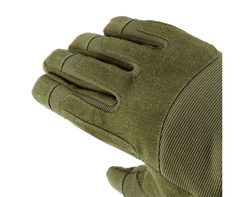 Захисні рукавиці Neo Tools тактичні 100% поліестер та синтетична шкіра, р.8, оливковий (97-608-8)