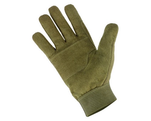 Захисні рукавиці Neo Tools тактичні 100% поліестер та синтетична шкіра, р.8, оливковий (97-608-8)