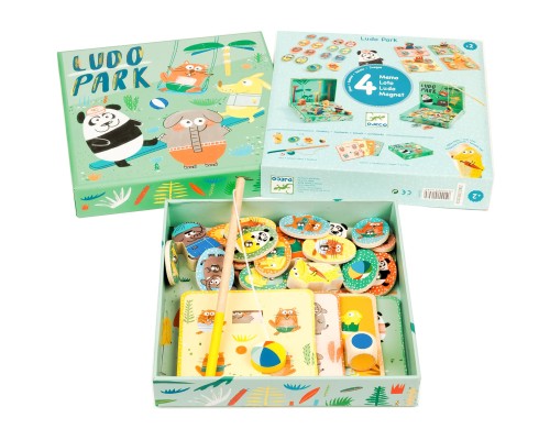 Настільна гра Djeco Набір ігор 4 в 1 Лудопарк (DJ01698)