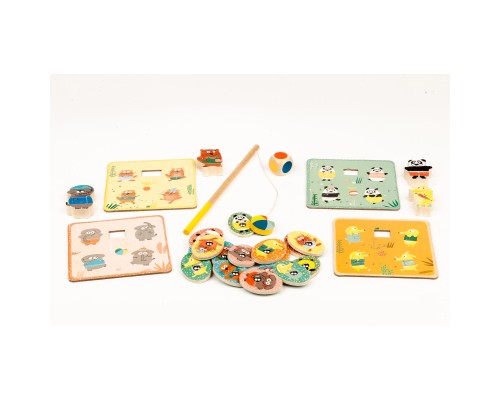 Настільна гра Djeco Набір ігор 4 в 1 Лудопарк (DJ01698)