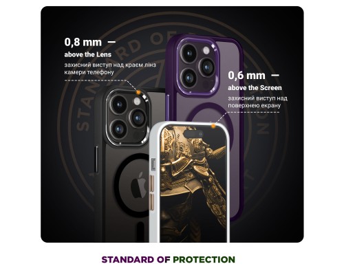 Чохол до мобільного телефона Armorstandart Unit MagSafe Apple iPhone 15 Pro Black (ARM69353)