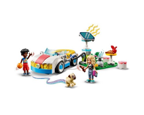 Конструктор LEGO Friends Електромобіль і зарядний пристрій 170 деталей (42609)