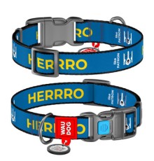 Нашийник для тварин WAUDOG Nylon з QR паспортом 