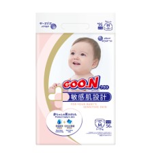 Підгузки GOO.N Plus для дітей 6-11 кг розмір M унісекс 56 шт (21000628)
