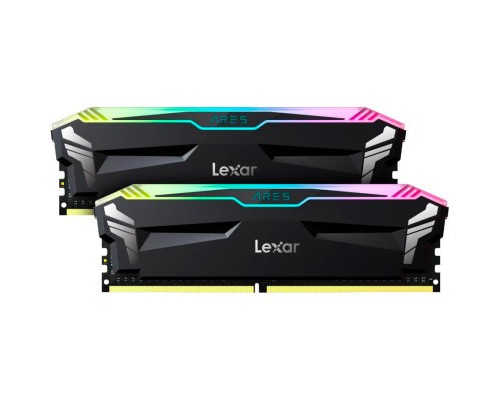 Модуль пам'яті для комп'ютера DDR4 16GB (2x8GB) 3600 MHz Ares RGB Black Lexar (LD4BU008G-R3600GDLA)