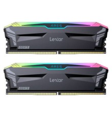 Модуль пам'яті для комп'ютера DDR4 16GB (2x8GB) 3600 MHz Ares RGB Black Lexar (LD4BU008G-R3600GDLA)