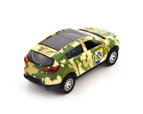 Машина TechnoDrive Автомодель серії Шеврони Героїв - Kia Sportage R - 56 ОМПБр (250362M)