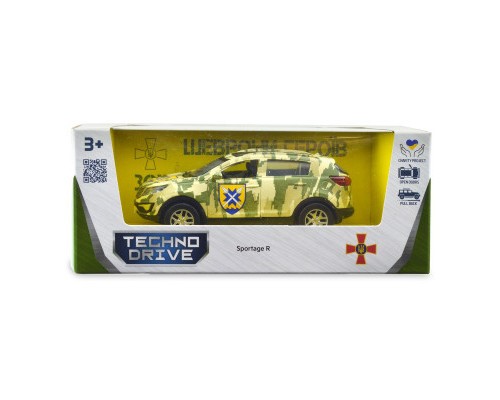 Машина TechnoDrive Автомодель серії Шеврони Героїв - Kia Sportage R - 56 ОМПБр (250362M)