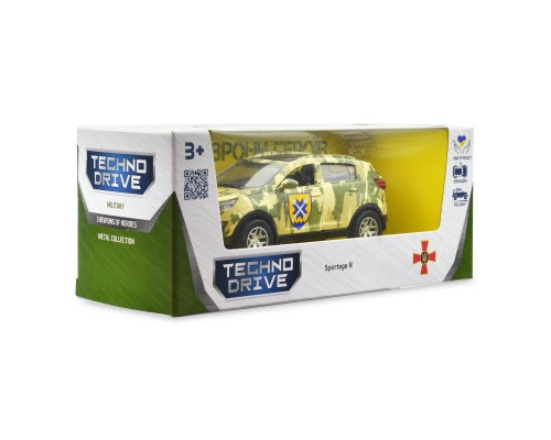 Машина TechnoDrive Автомодель серії Шеврони Героїв - Kia Sportage R - 56 ОМПБр (250362M)