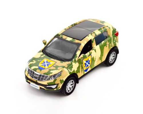 Машина TechnoDrive Автомодель серії Шеврони Героїв - Kia Sportage R - 56 ОМПБр (250362M)