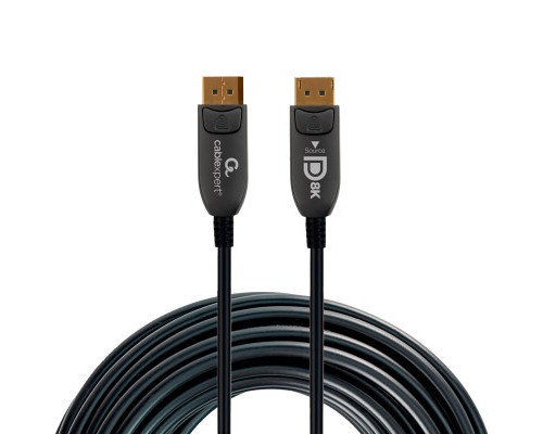 Кабель мультимедійний DisplayPort to DisplayPort 10.0m V.1.4 8K 60Hz/4K 120Hz Optic (AOC) Cablexpert (CC-DP8K-AOC-10M) Кабель мультимедійний DisplayPort to DisplayPort 10.0m V.1.4 8K 60Hz/4K 120Hz Optic (AOC) Cablexpert (CC-DP8K-AOC-10M)