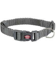 Нашийник для тварин Trixie Premium нейлон M–L: 35–55 см/20 мм графітовий (4053032020450)