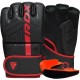 Рукавички для MMA RDX F6 Kara Matte Red Plus S/M (GSR-F6MR-S/M+)