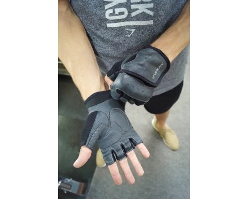 Рукавички для фітнесу PowerPlay 2229 чорні M (PP_2229_M_Black)