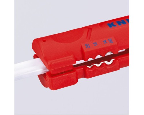 Знімач ізоляції KNIPEX для плоского та круглого кабелю (16 64 125 SB)