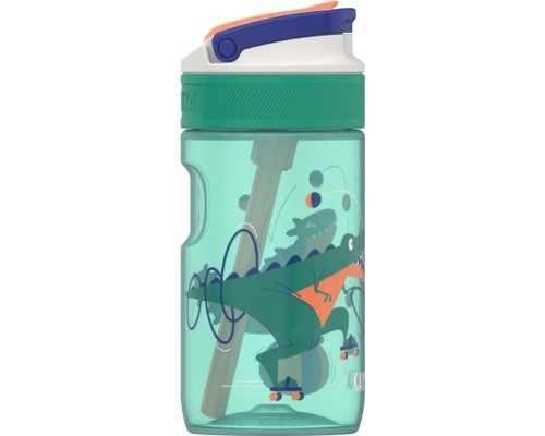 Пляшка для води Kambukka Lagoon 400 мл Juggling Dino світло-зелений (11-04047)