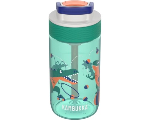 Пляшка для води Kambukka Lagoon 400 мл Juggling Dino світло-зелений (11-04047)