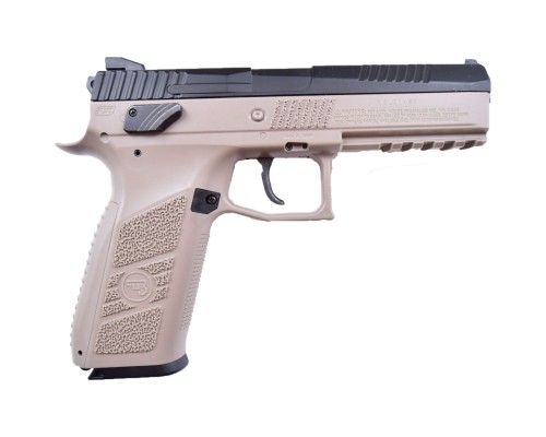 Пневматичний пістолет ASG CZ P-09 Blowback Pellet Black/FDE (18524)