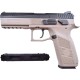 Пневматичний пістолет ASG CZ P-09 Blowback Pellet Black/FDE (18524)
