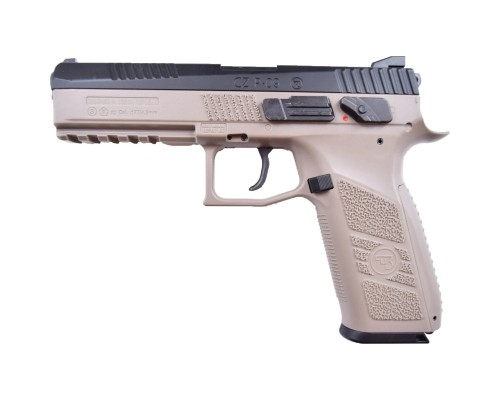 Пневматичний пістолет ASG CZ P-09 Blowback Pellet Black/FDE (18524)