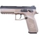 Пневматичний пістолет ASG CZ P-09 Blowback Pellet Black/FDE (18524)