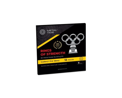 Конструктор Metal Time Колекцiйна модель Rings of Strength Олімпійські кільця (MT021Y)