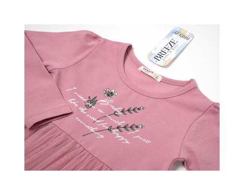 Плаття дитяче Breeze з фатиновою спідницею (21145-128G-lilac)