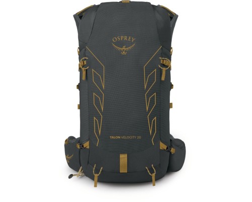 Рюкзак туристичний Osprey Talon Velocity 20 dark charcoal/tumbleweed yellow - L/XL - чорний (009.3545)